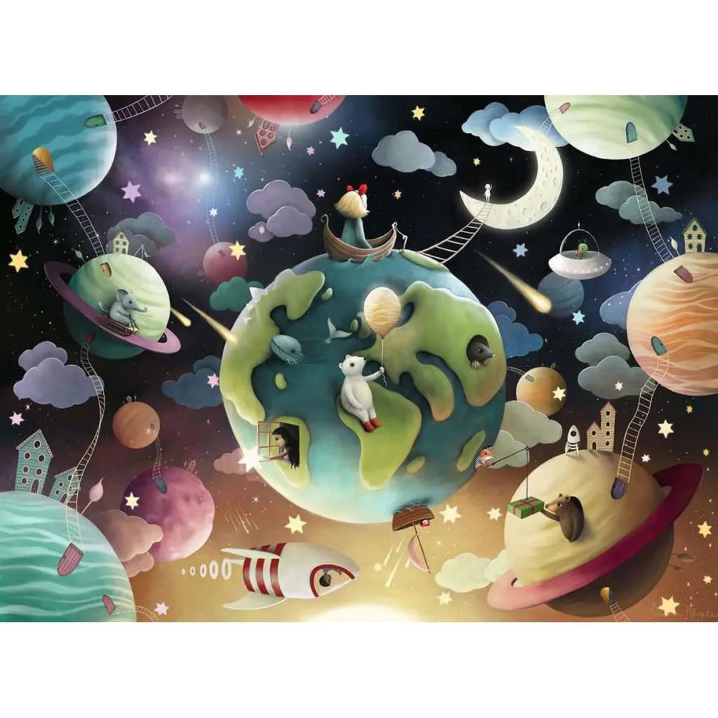 Planet Playground XXL 100pc Jigsaw Puzzle Extra Image 1