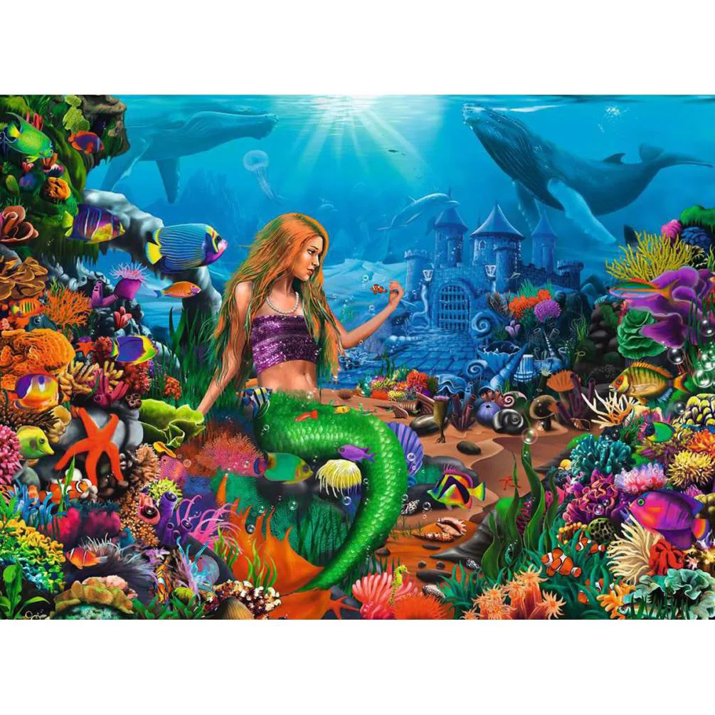 Mermaid Queen XXL 200pc Jigsaw Puzzle Extra Image 1