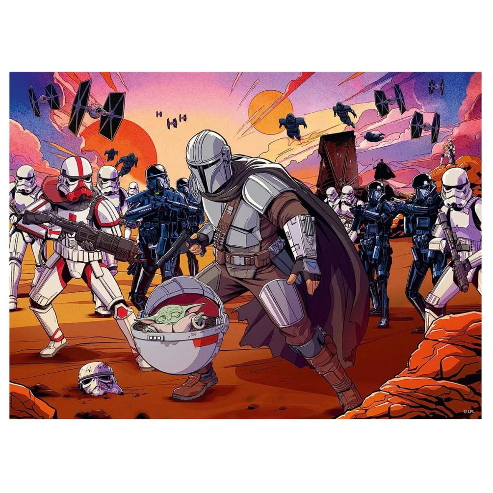 Star Wars The Mandalorian 200pc XXL Jigsaw Puzzle Extra Image 1