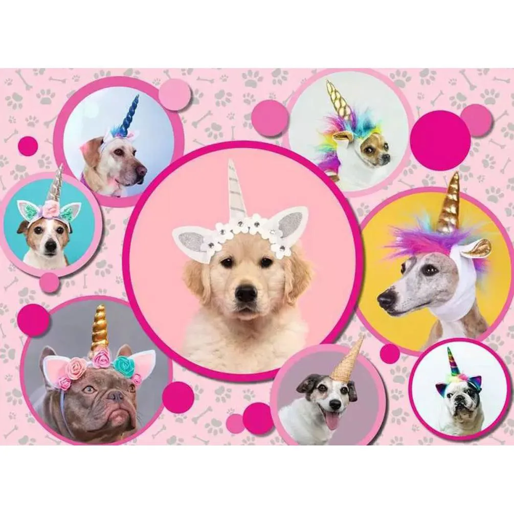 Unicorn Dogs XXL 300pc Jigsaw Puzzle Extra Image 1