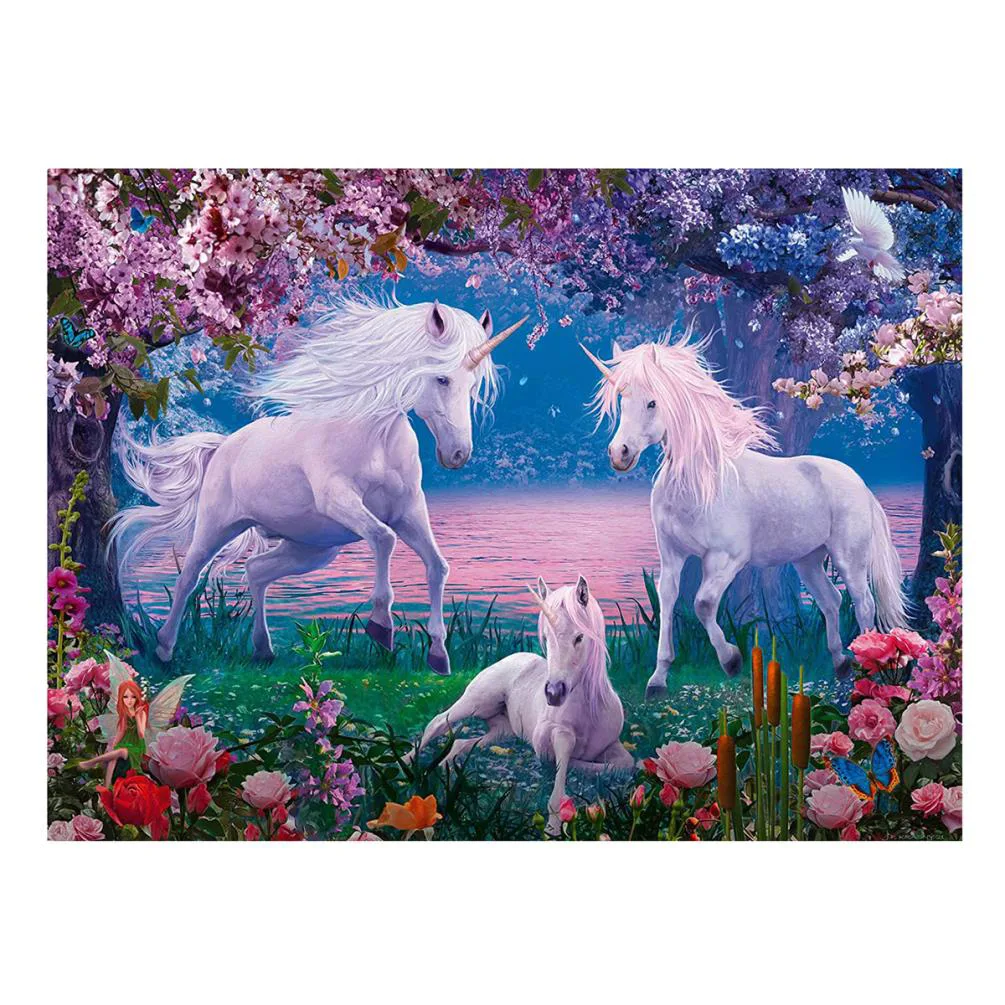 Unicorns XXL 100pc Jigsaw Puzzle Extra Image 1