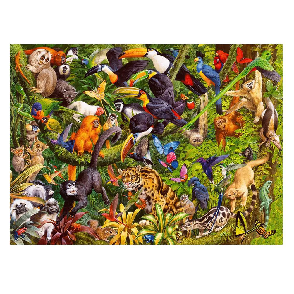 Marvellous Menagerie XXL 200pc Jigsaw Puzzle Extra Image 1