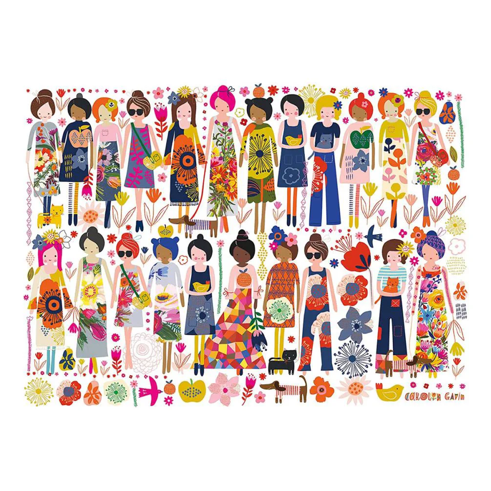 Flowers & Friends XXL 200pc Jigsaw Puzzle Extra Image 1