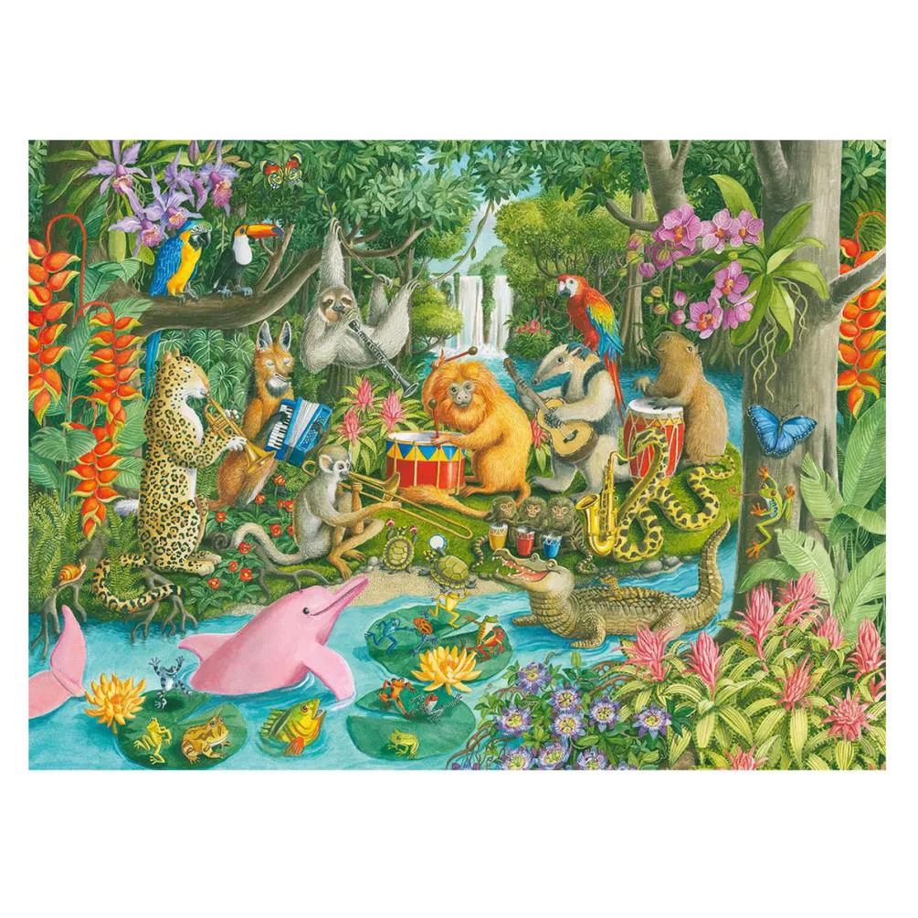 Rainforest River Band 100pc XXL Jigsaw Puzzle Extra Image 1
