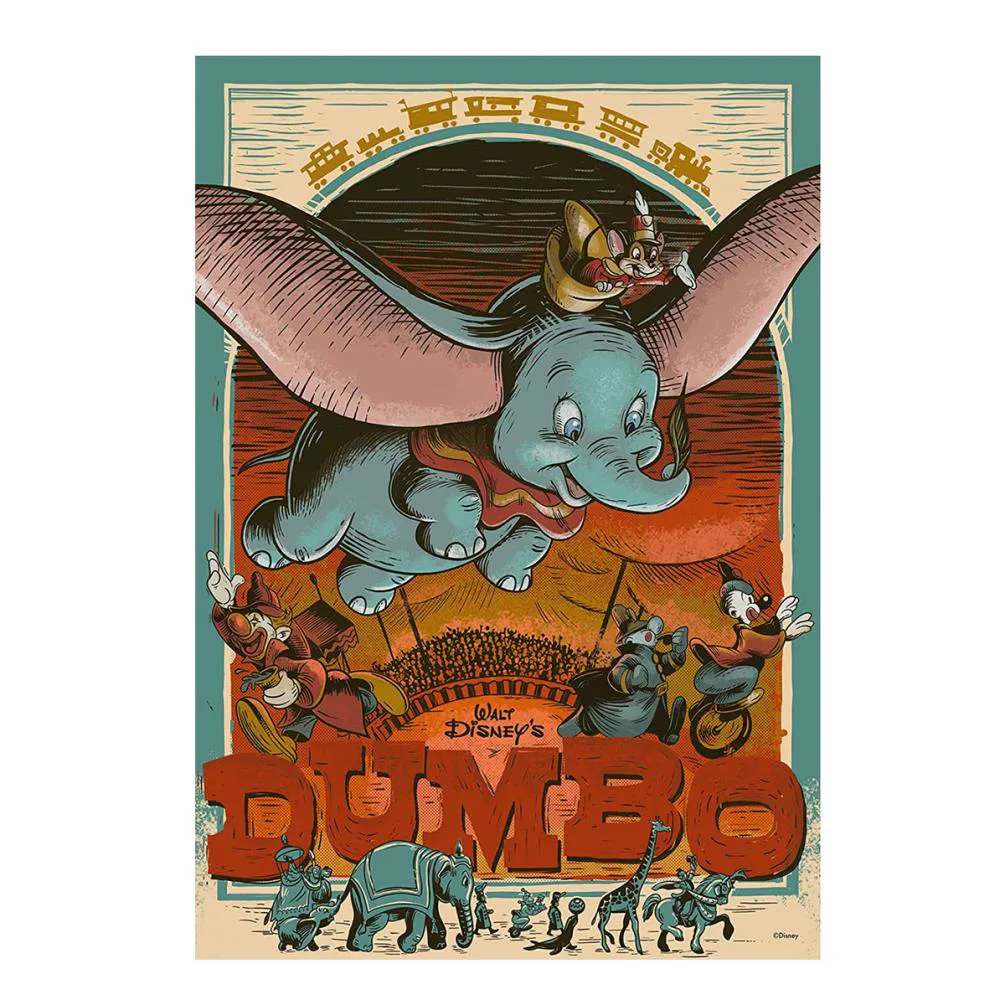 Disney 100th Anniversary Dumbo 300pc Jigsaw Puzzle Extra Image 1