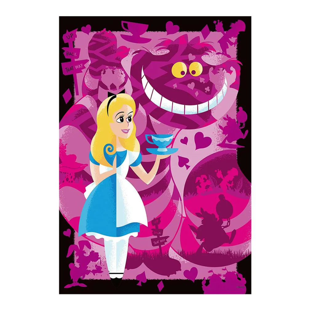 Disney 100th Anniversary Alice in Wonderland 300pc Jigsaw Puzzle Extra Image 1