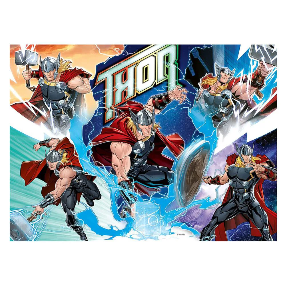 Marvel Thor XXL 100pc Jigsaw Puzzle Extra Image 1