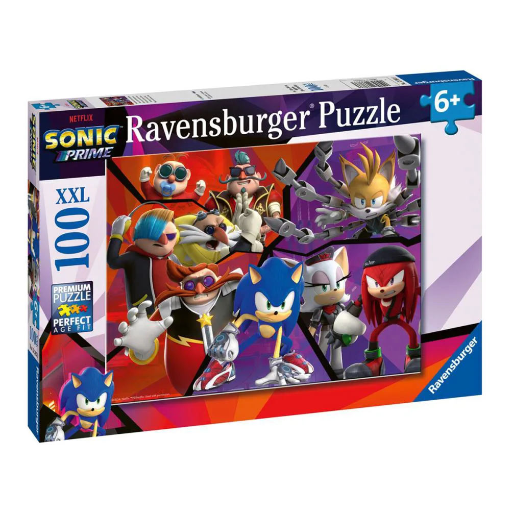Sonic Prime 100pc XXL Jigsaw Puzzle Extra Image 1