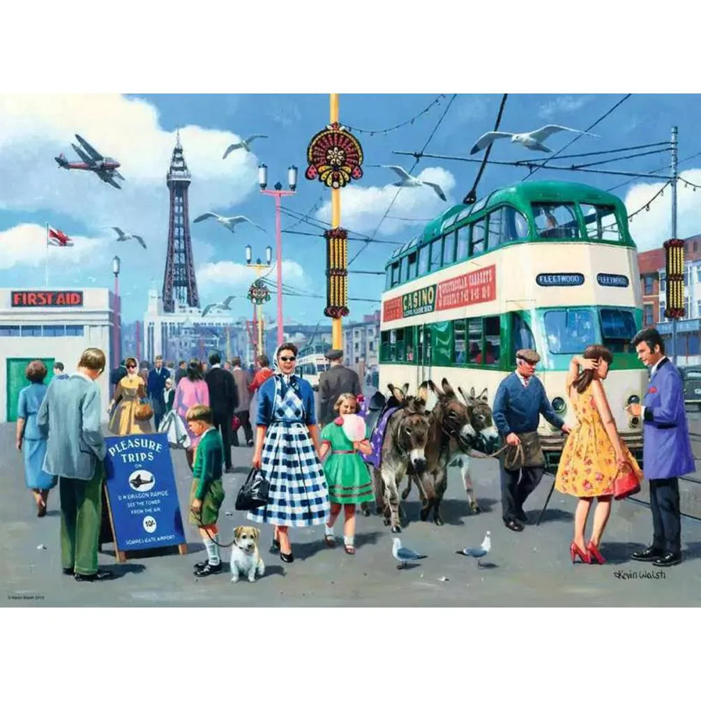 Happy Days No 1 Look North 4 x 500pc Jigsaw Puzzles Extra Image 1