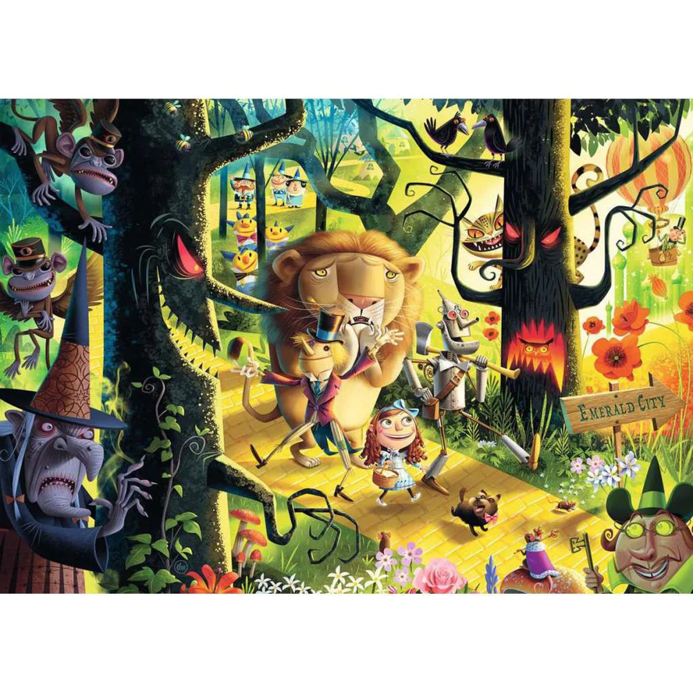 Wizard of Oz 1000pc Jigsaw Puzzle Extra Image 1