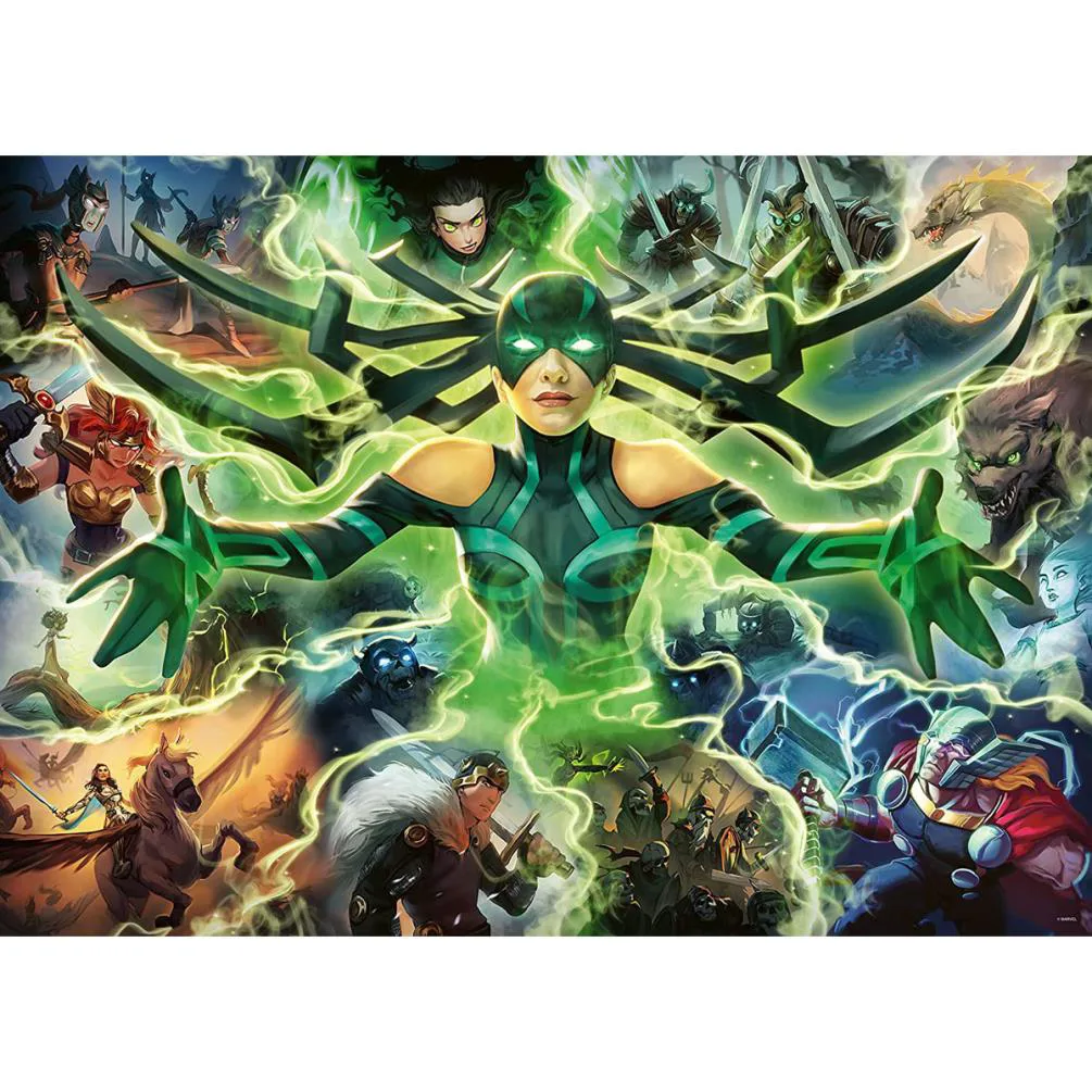 Marvel Villainous Hela 1000pc Jigsaw Puzzle Extra Image 1
