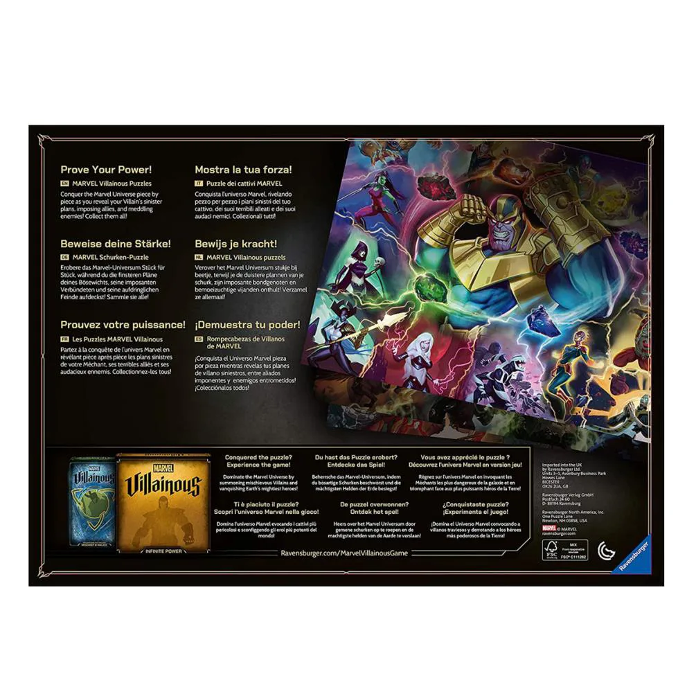 Marvel Villainous Hela 1000pc Jigsaw Puzzle Extra Image 2