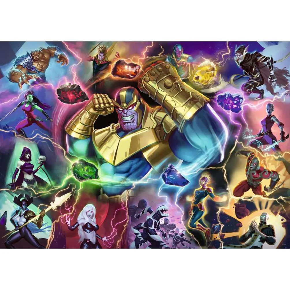 Marvel Villainous Thanos 1000pc Jigsaw Puzzle Extra Image 2