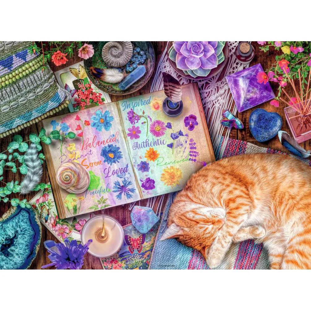 Purrfect Peace 500pc Jigsaw Puzzle Extra Image 1