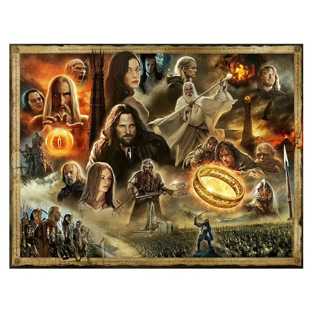 Lord of the Rings The Two Towers 2000pc Jigsaw Puzzle Extra Image 1