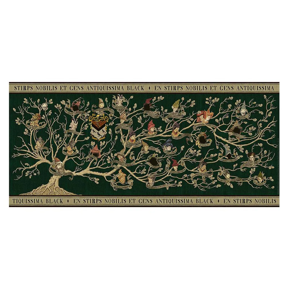 Harry Potter Black Family Tree Panorama 2000pc Jigsaw Puzzle Extra Image 1