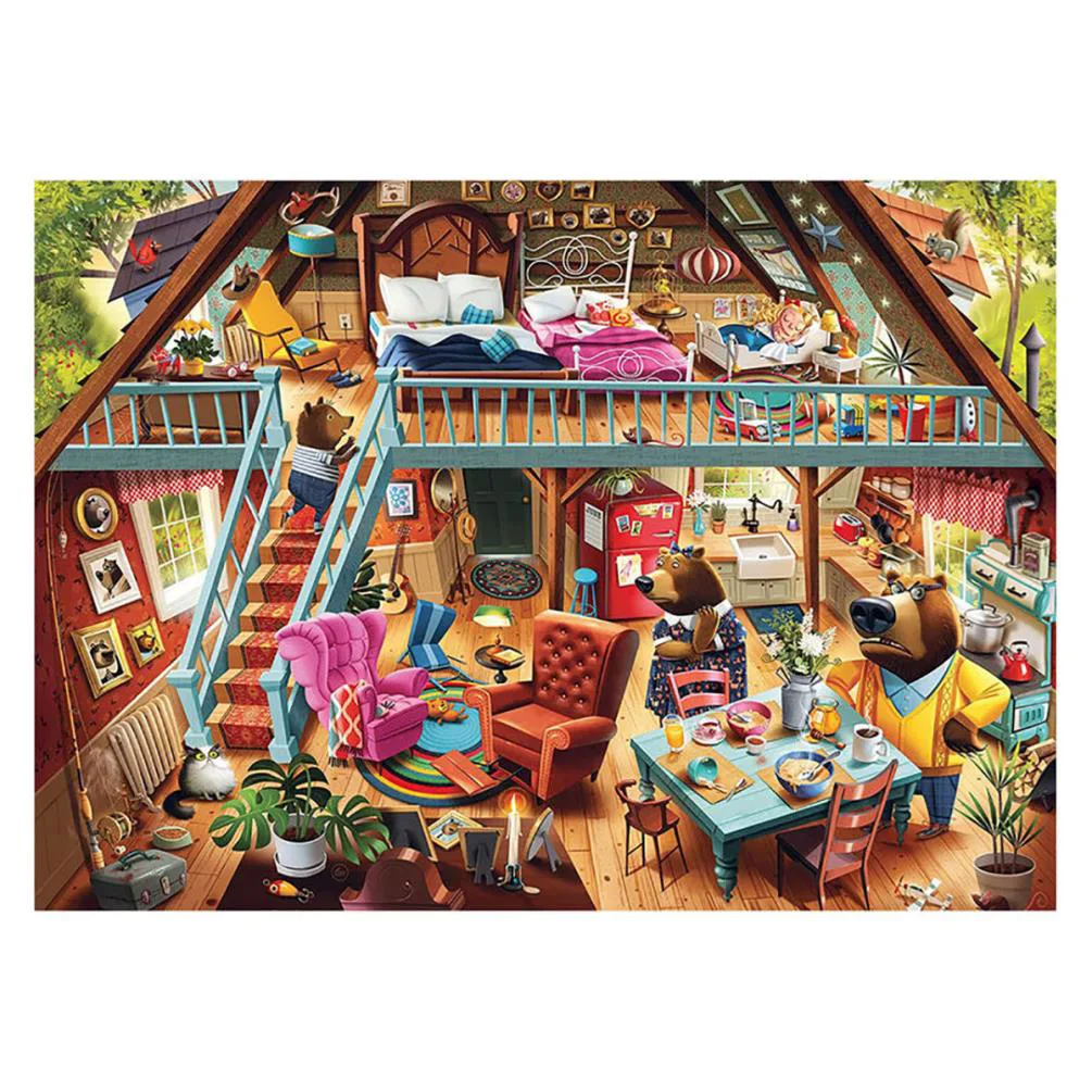 Goldilocks Gets Caught! 1000pc Jigsaw Puzzle Extra Image 1