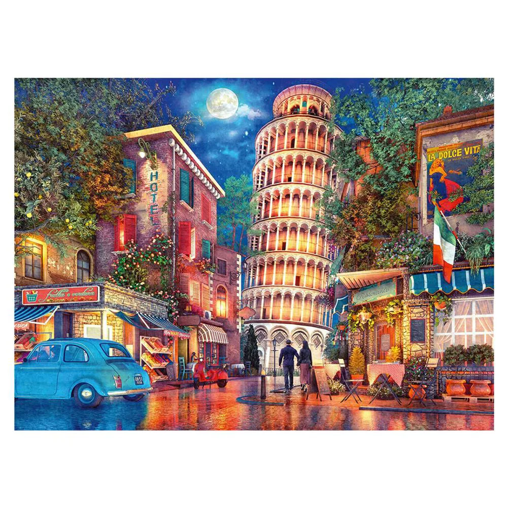 Evening In Pisa 500pc Jigsaw Puzzle Extra Image 1