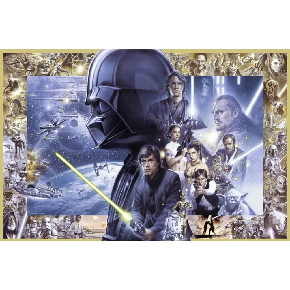 Star Wars Saga XXL 5000pc Jigsaw Puzzle Extra Image 1