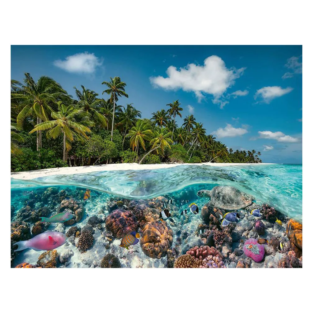 A Dive in the Maldives 2000pc Jigsaw Puzzle Extra Image 1