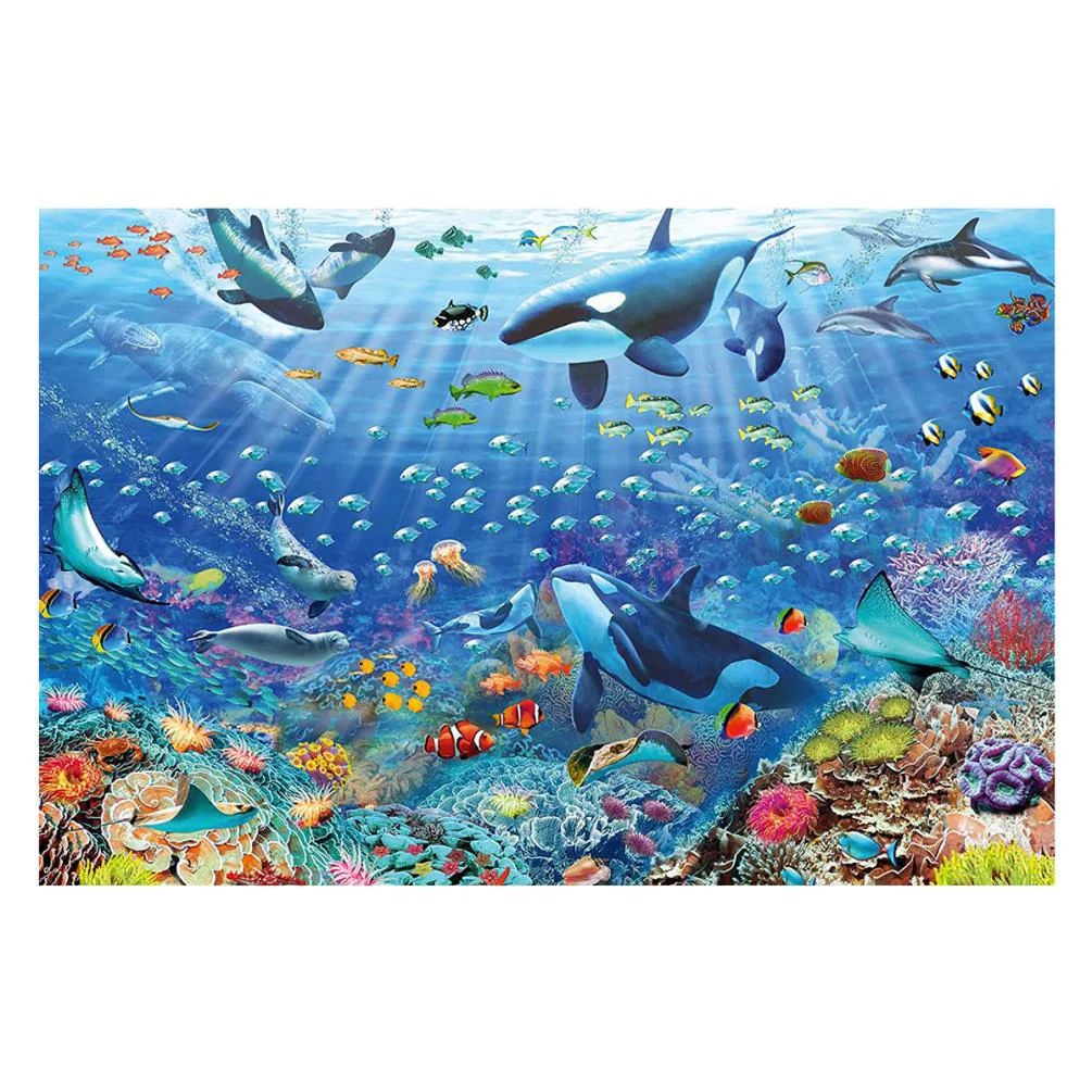 Colourful Underwater World 3000pc Jigsaw Puzzle Extra Image 1