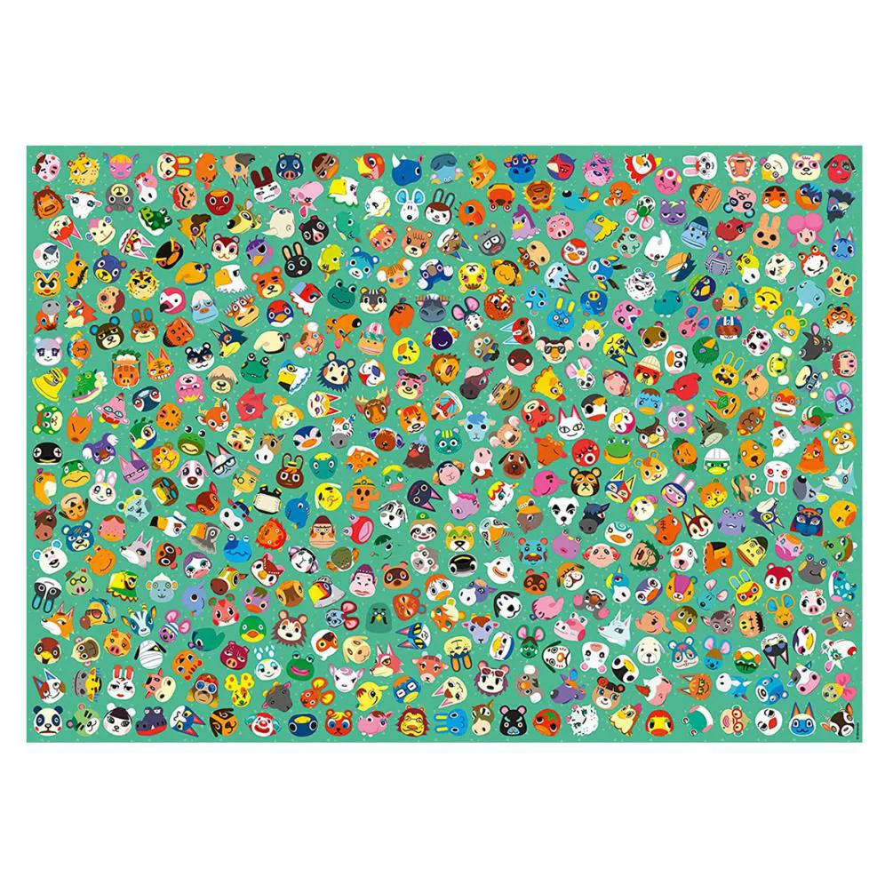 Challenge - Animal Crossing 1000pc Jigsaw Puzzle Extra Image 1