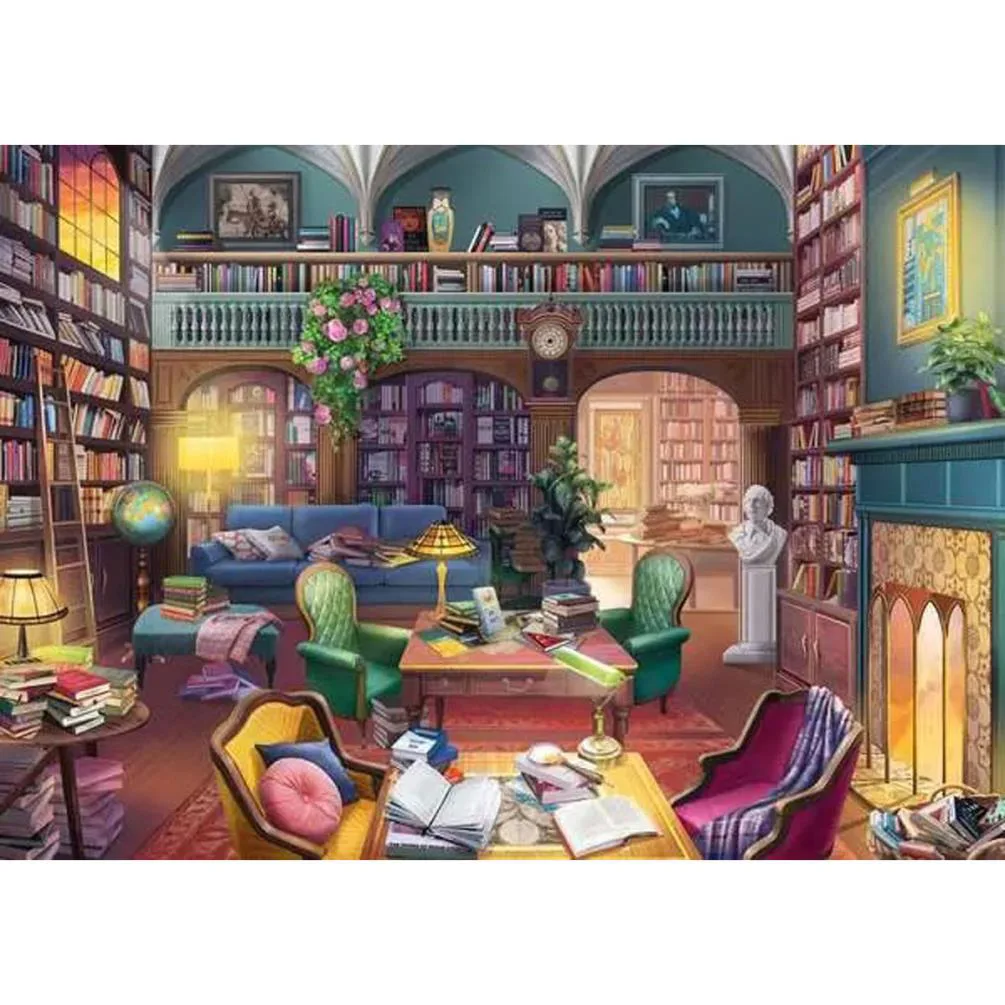 Dream Library 500pc Jigsaw Puzzle Extra Image 1