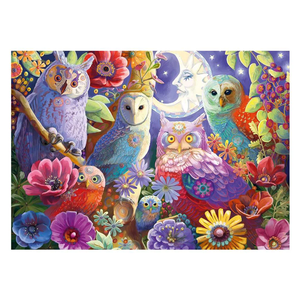 Night Owl Hoot 300pc XXL Jigsaw Puzzle Extra Image 1