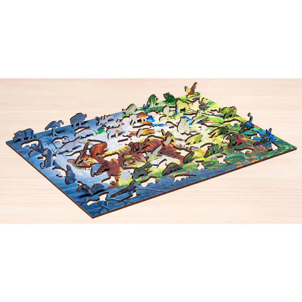 Jungle Tiger 500pc Wooden Jigsaw Puzzle Extra Image 2
