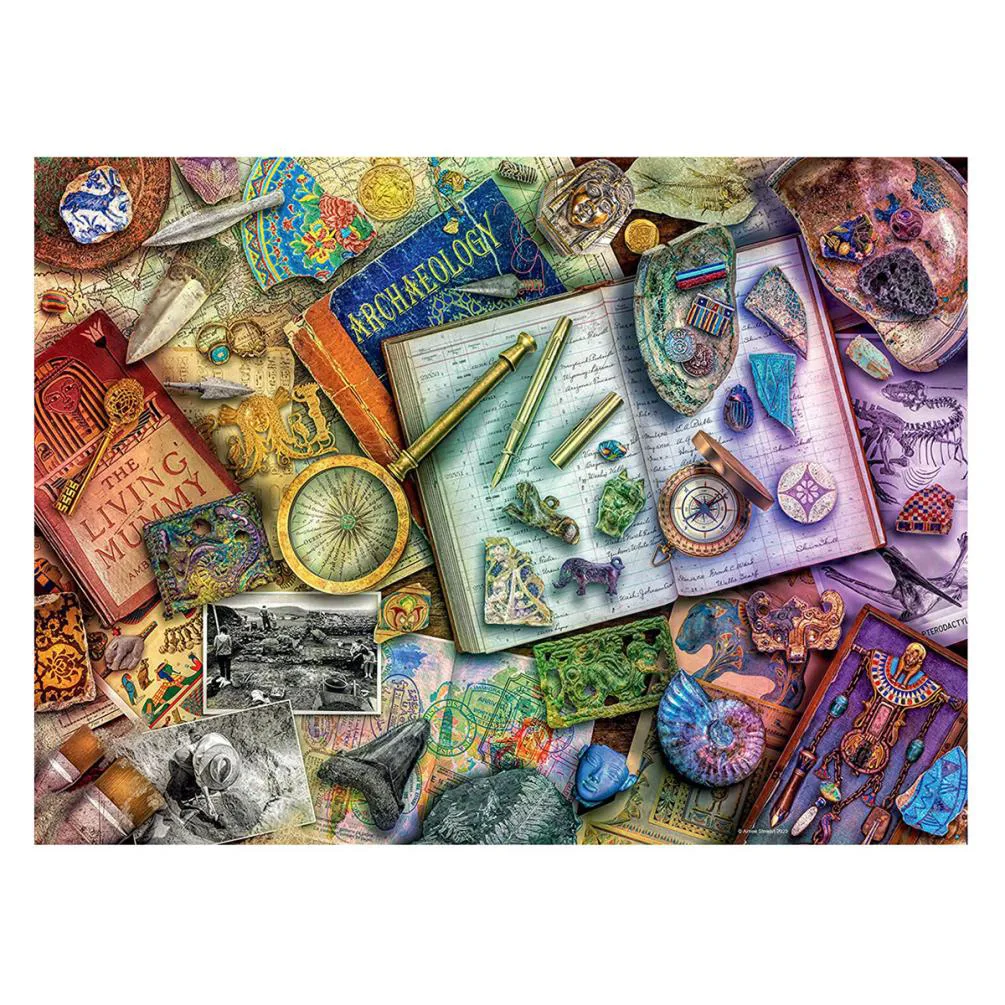 Aimee Stewart The Archaeologist’s Desk 500pc Jigsaw Puzzle Extra Image 1
