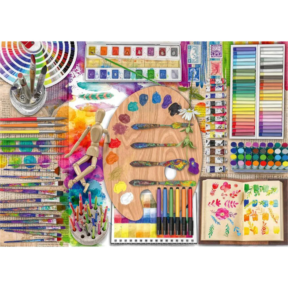 The Artist's Palette 500pc Jigsaw Puzzle Extra Image 1