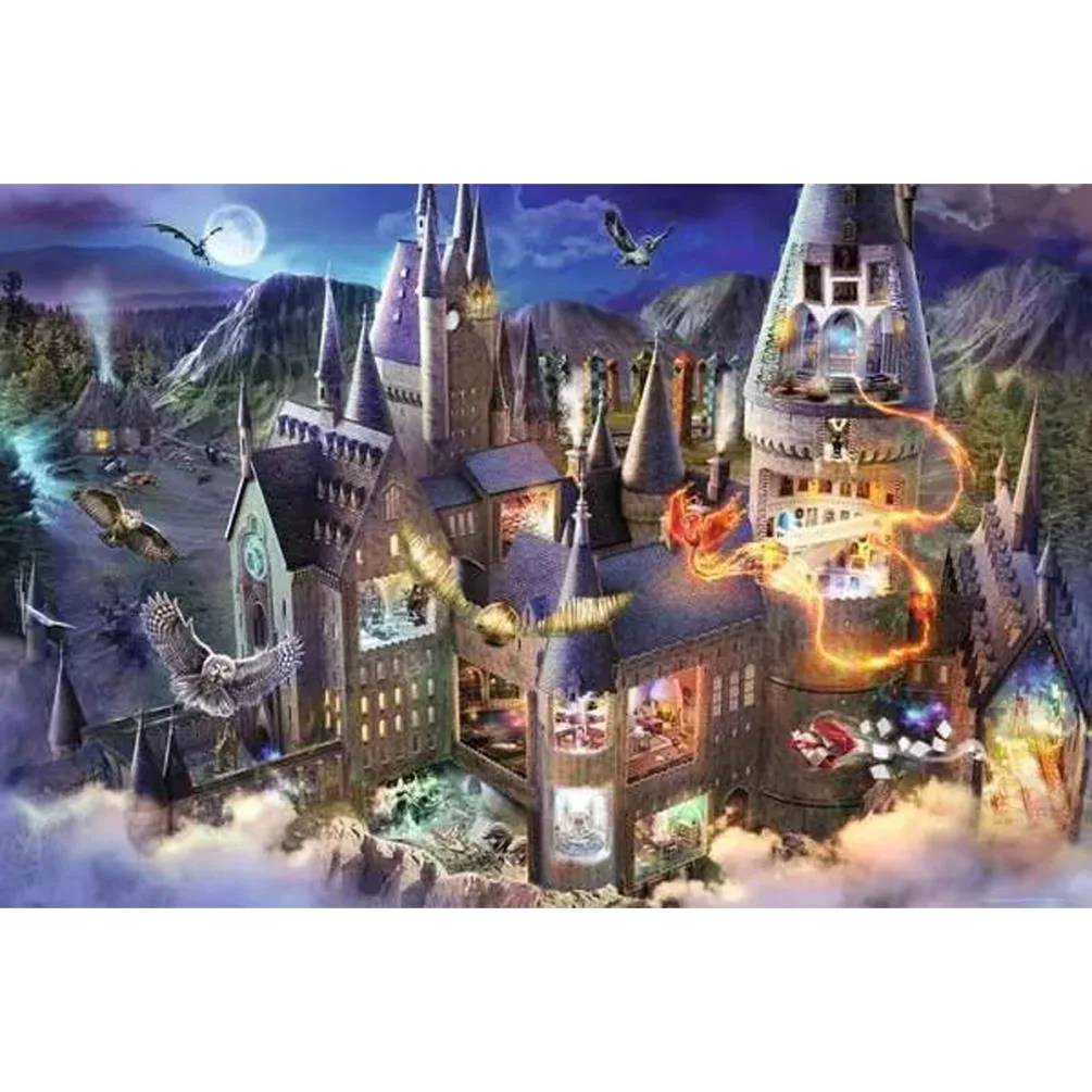 Harry Potter Hogwarts Castle 3000pc Jigsaw Puzzle Extra Image 1