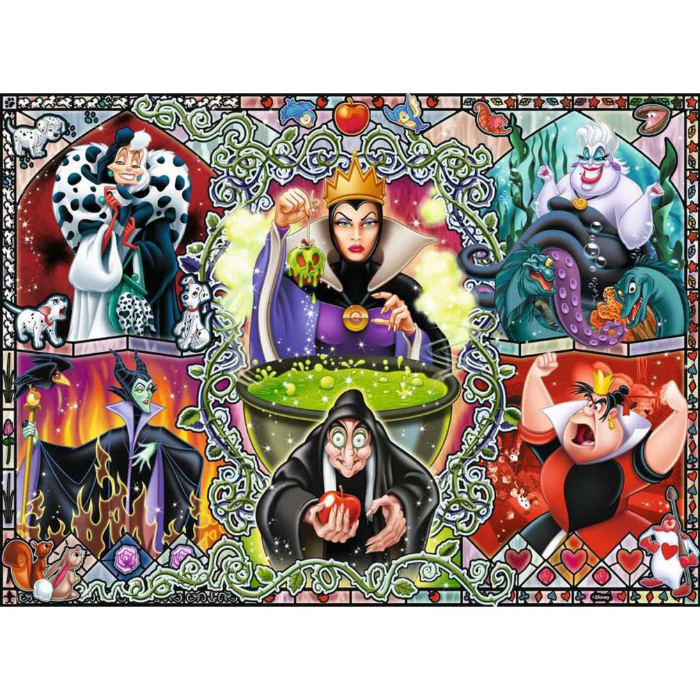 Disney Wicked Women 1000pc Jigsaw Puzzle Extra Image 1