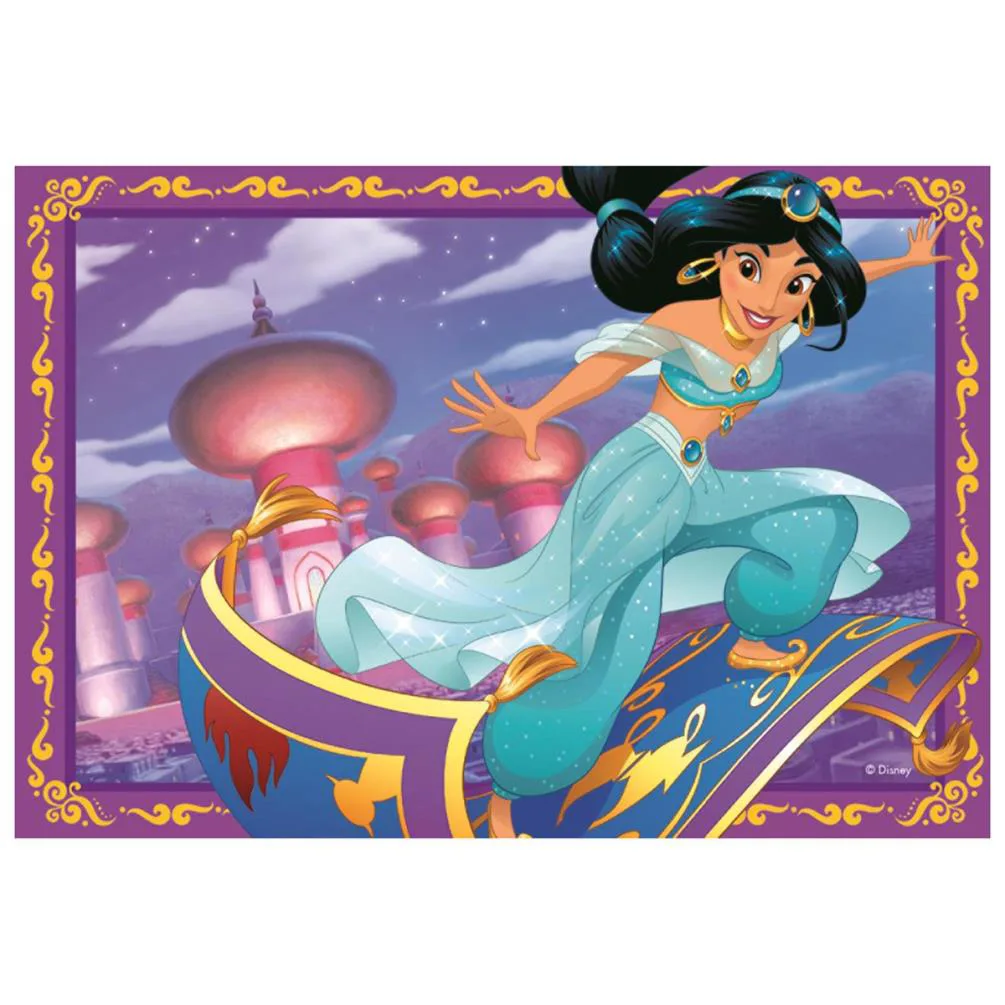 Disney Princess 4 in 1 Jigsaw Puzzle Extra Image 2