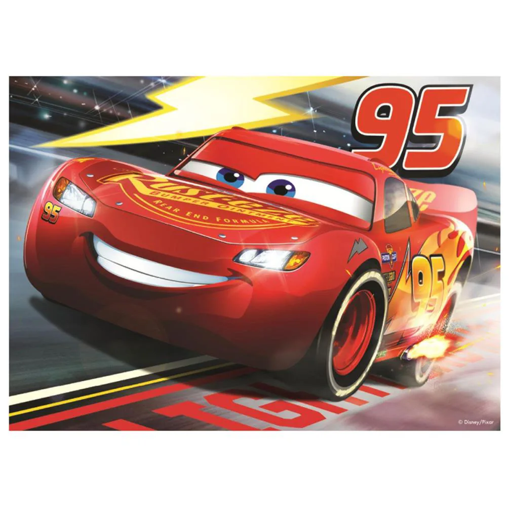 Disney Cars 4 in 1 Jigsaw Puzzle Extra Image 1