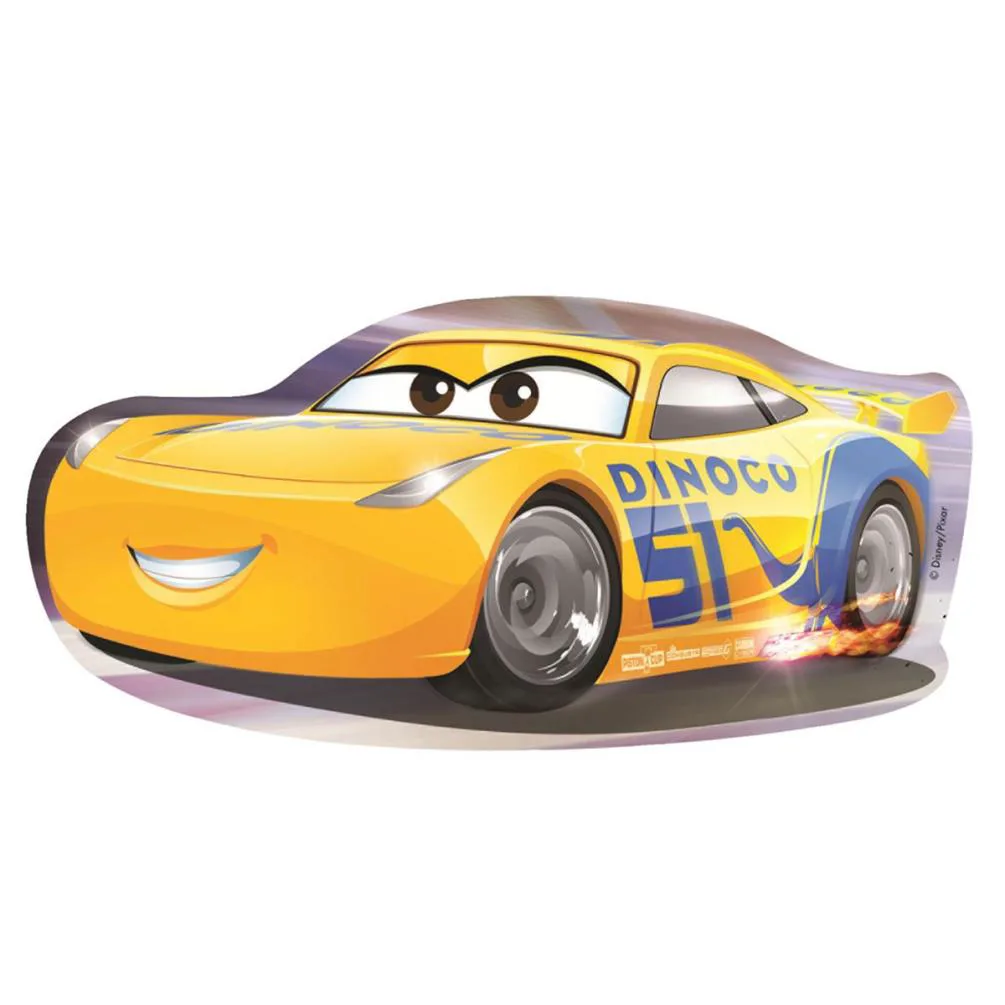 Disney Cars 4 in 1 Shaped Jigsaw Puzzles Extra Image 1