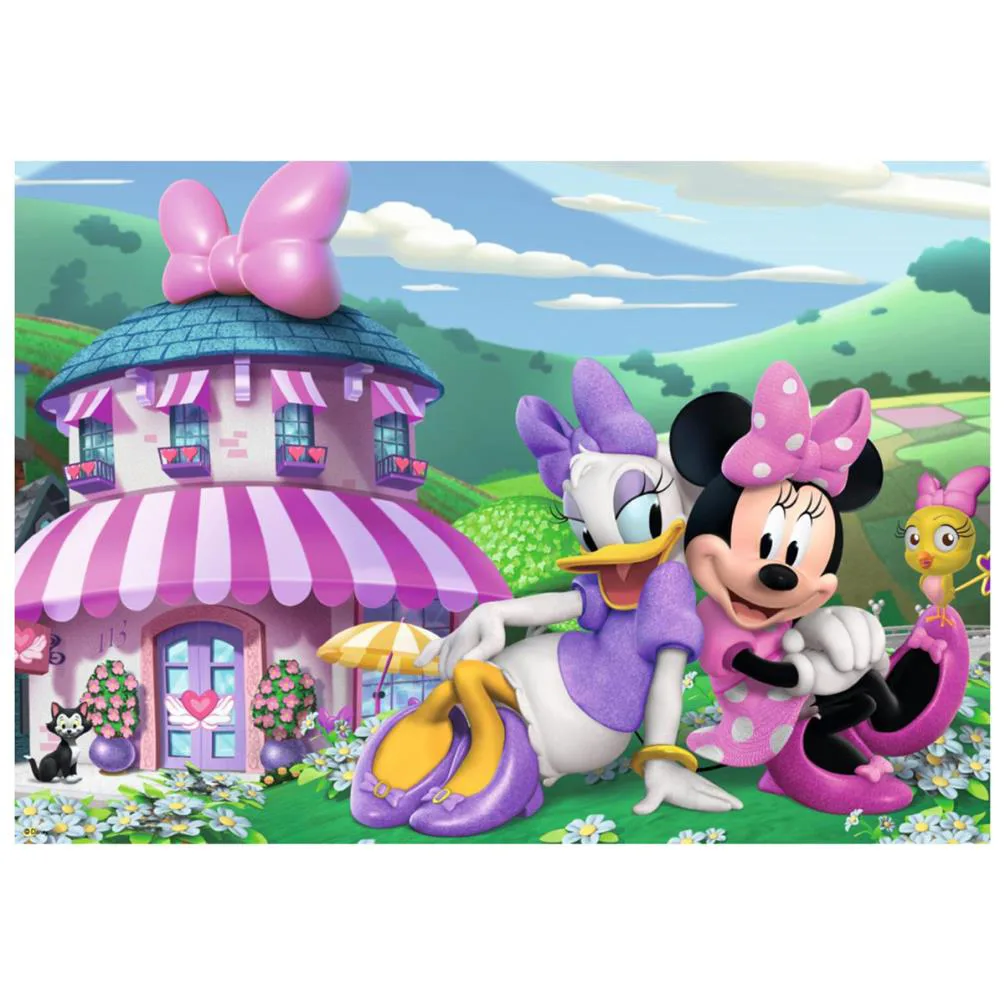 Minnie Mouse 18pc Puzzle & Colour Jigsaw Puzzle Extra Image 1