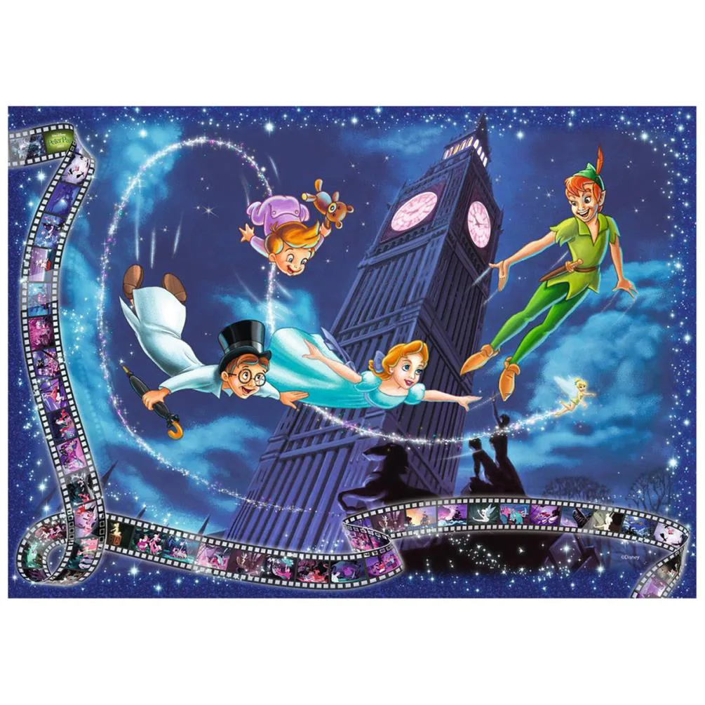 Disney Collector's Edition Peter Pan 1000pc Jigsaw Puzzle Extra Image 1