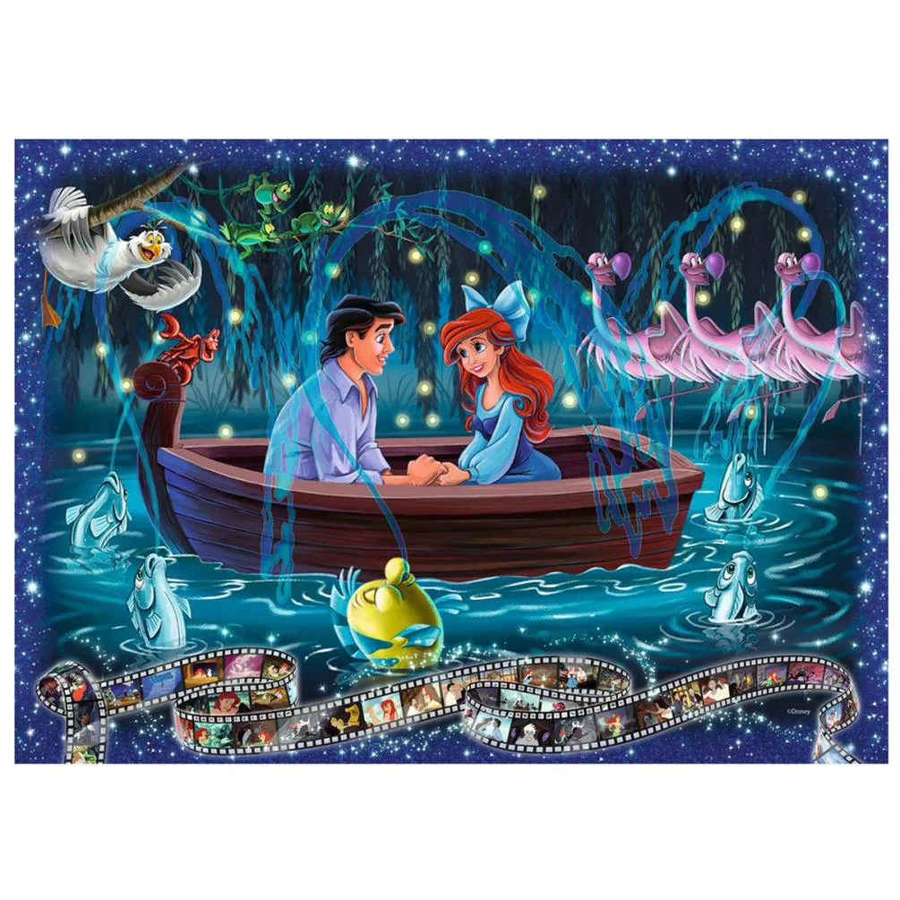 Disney Collector's Edition Little Mermaid 1000pc Jigsaw Puzzle Extra Image 1