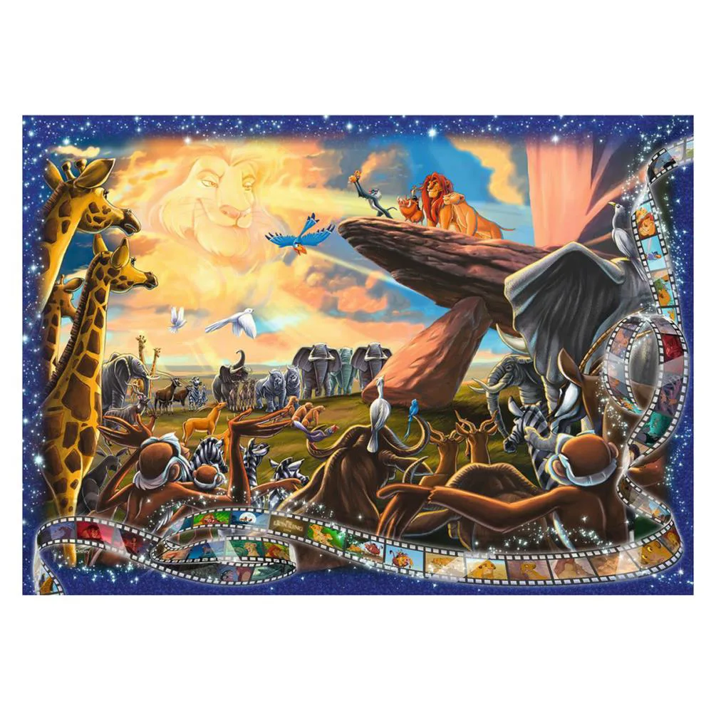 Disney Collector's Edition Lion King 1000pc Jigsaw Puzzle Extra Image 1
