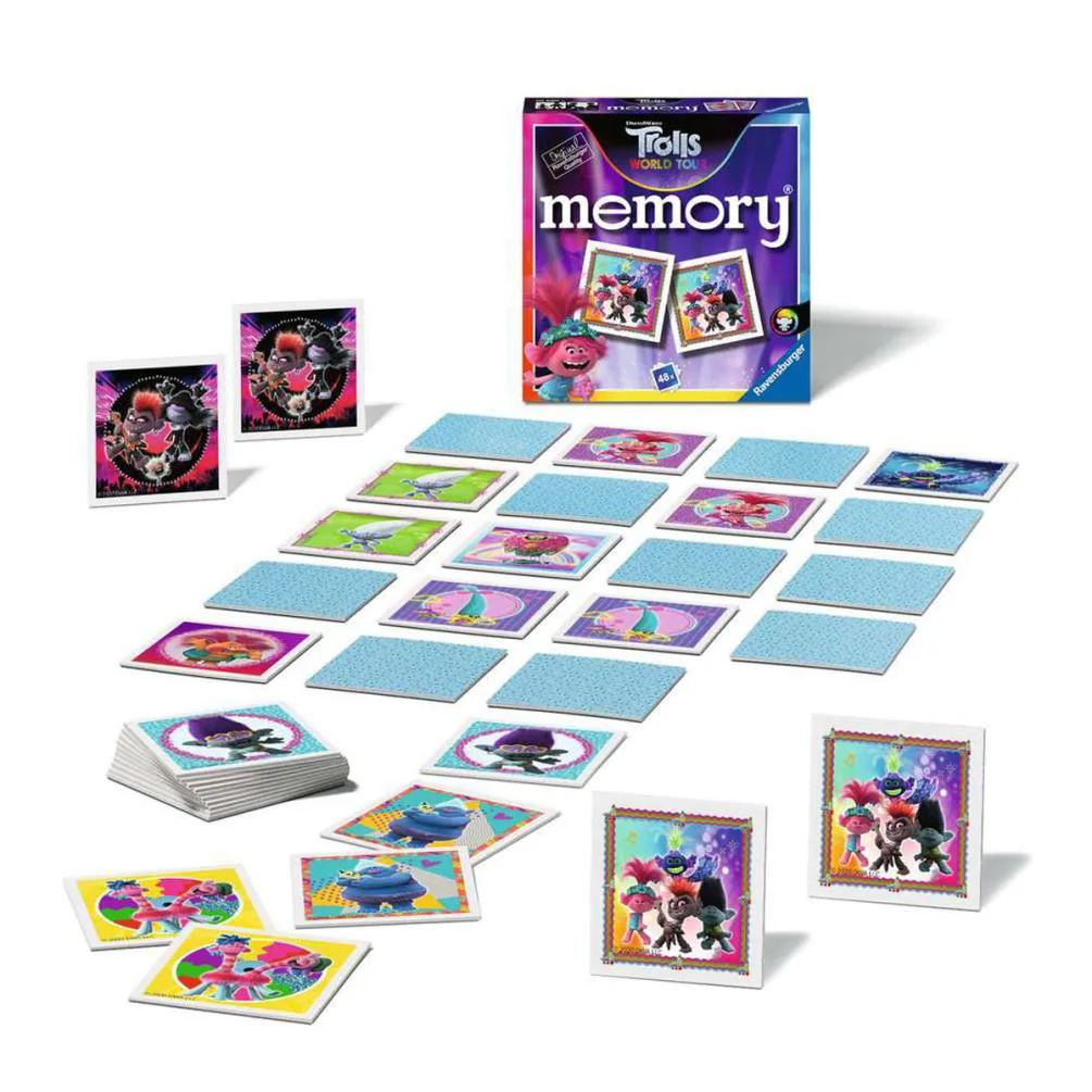 Trolls 2 World Tour Mini Memory Game Extra Image 1