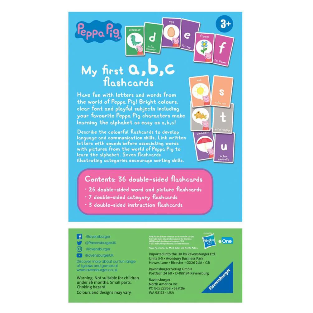 Peppa Pig My First ABC Flashcards Extra Image 2