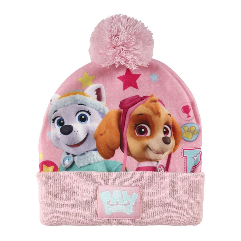 Paw Patrol Pink Bobble Hat & Gloves Set Extra Image 1