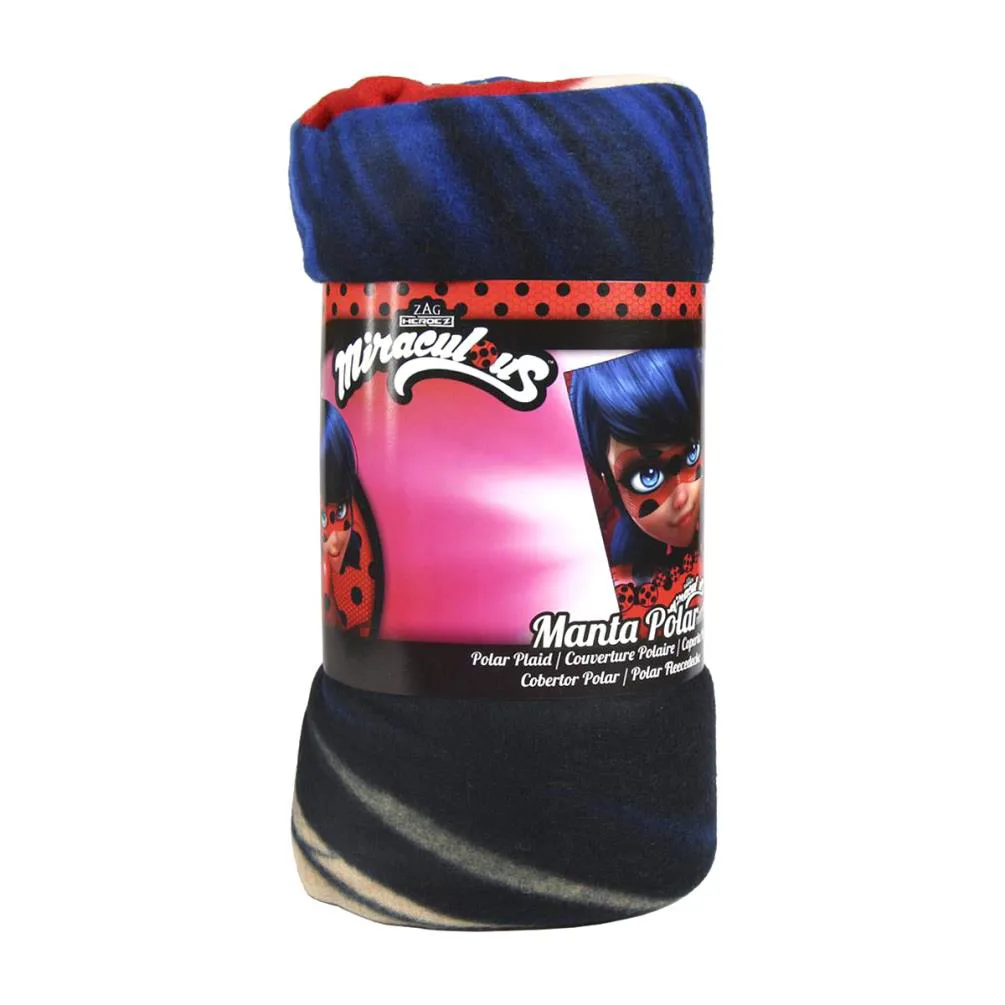 Miraculous Ladybug Close Up Fleece Blanket Extra Image 1