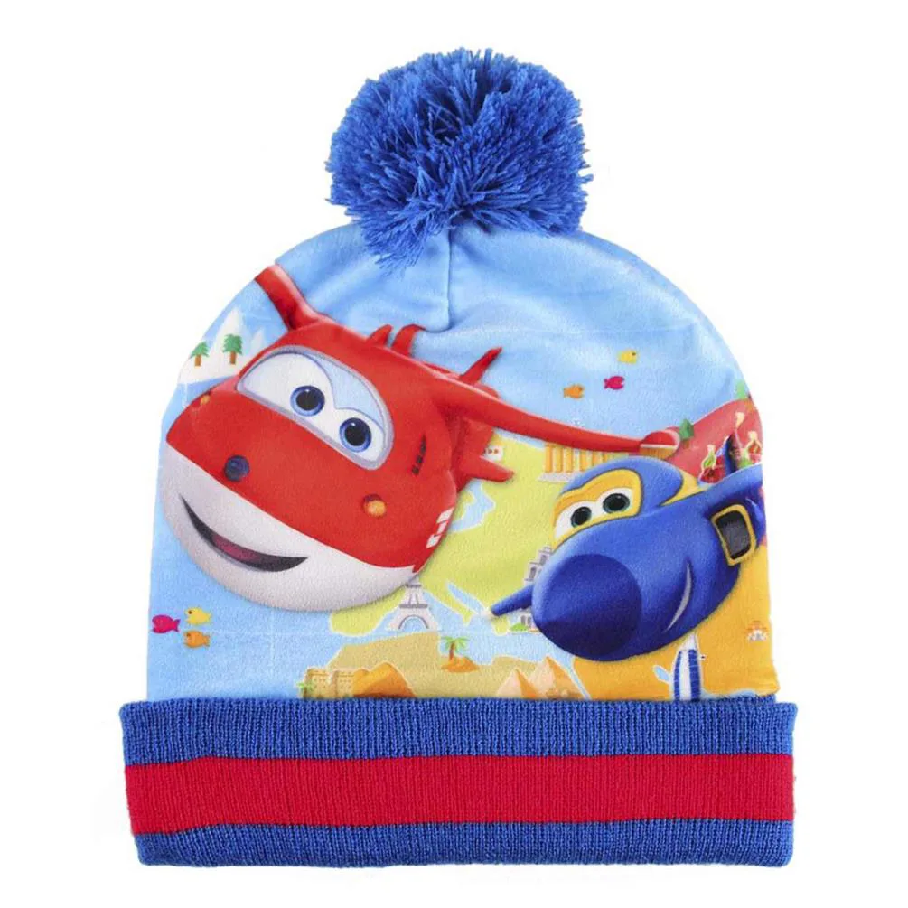 Super Wings Bobble Hat Chimney Scarf & Gloves Set Extra Image 2