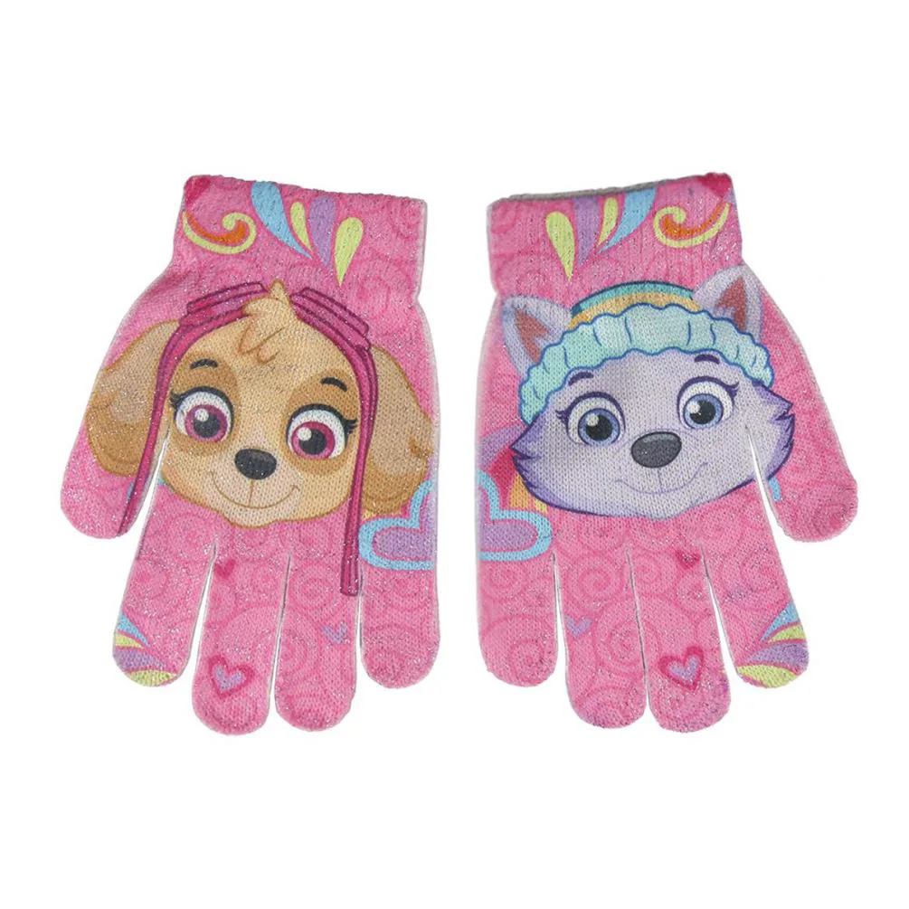 Paw Patrol Skye & Everest Hat & Gloves Set Extra Image 3
