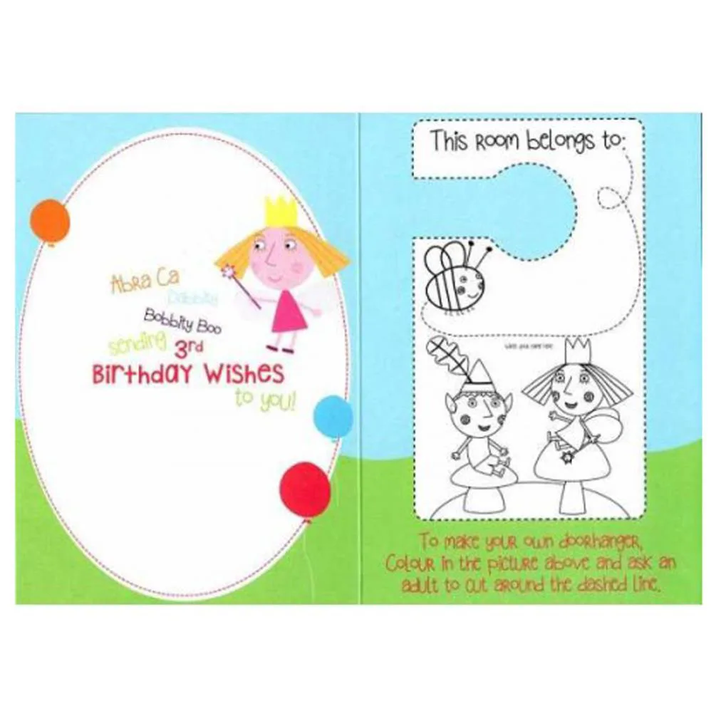 3rd Birthday Ben and Hollys Little Kingdom Birthday Card Extra Image 1