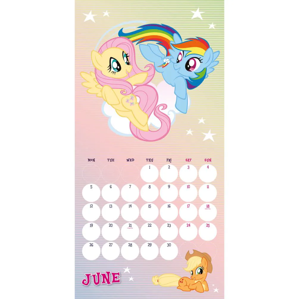 My Little Pony 2017 Square Calendar Extra Image 2