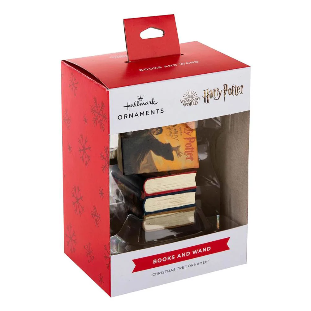 Harry Potter Stack of Books Hanging Resin Ornament Extra Image 2
