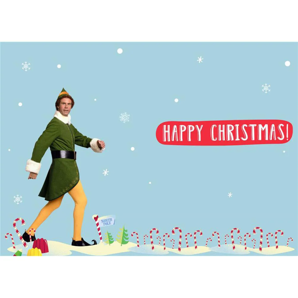 Brother Elf Christmas Card Extra Image 1